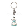 Acrylic Imitation Pearl Keychain KEYC-MZ00030-05-2