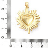 Brass Enamel Pendants KK-B094-02G-3