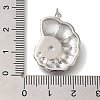 Rack Plating Brass Micro Pave Cubic Zirconia Pendants KK-I720-58P-3