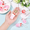 Olycraft 8Pcs 4 Style PVC Plastic Strawberry Ice Cream Cup Pendant Decorations HJEW-OC0001-08-3