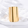 304 Stainless Steel Cuff Rings for Women RJEW-F175-02G-01-5