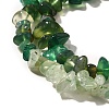 Natural Prehnite & Chrysoprase & Green Aventurine Beads Strands G-L610-A19-01-4