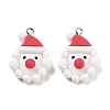 Christmas Theme Opaque Resin Pendants RESI-N039-109-2