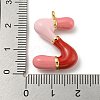Brass Enamel Pendants KK-E093-03G-Z-3