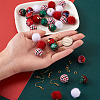 DIY Christmas Style Earring Making Kits DIY-TA0008-88-7