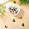 60Pcs 6 Styles Alloy Enamel Pendants ENAM-TA0002-73-5