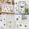 8 Sheets 8 Styles PVC Waterproof Wall Stickers DIY-WH0345-101-6