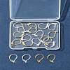 20Pcs 2 Colors Brass Leverback Earring Findings KK-FS0001-47-9