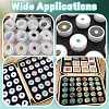 144Pcs Round Transparent Plastic Loose Diamond Packing Small Boxes Sets CON-WH0095-198A-4