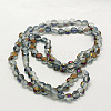 Electroplate Glass Beads EGLA-D028-05-2