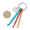 Aluminum Crochet Hooks Keychain KEYC-JKC01013-04-3