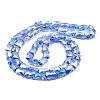 AB Color Plated Transparent Glass Beads Strands EGLA-P051-06A-A11-3