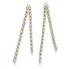 Brass Cup Chains Tassel Big Pendants X-PALLOY-S177-72LG-1