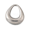 304 Stainless Steel Pendants STAS-Q362-02B-P-1