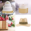Plastic Sparkling Flower Shape Mesh Wrap Roll DIY-CJC0001-08B-5