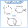 2Pcs 304 Stainless Stee Locket Pendants STAS-HY0002-24P-2