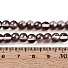 Baking Paint Transparent Glass Beads X1-DGLA-N011-6mm-09-4