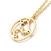Colorful Cubic Zirconia Constellation Pendant Necklace LS-NJEW-H166-01H-3