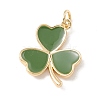 Brass Enamel Pendants KK-P217-03G-05-1