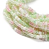 Bohemia Style Glass Beaded Multi-strand Bracelets for Women BJEW-G720-01B-3