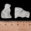 Natural Quartz Crystal Carved Dog Figurines DJEW-L023-A03-3