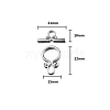 Stainless Steel Toggle Clasps PW-WG419A3-02-2