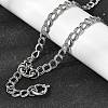 6.5MM 201 Stainless Steel Double Link Chains Necklaces for Unisex NJEW-K302-05P-3