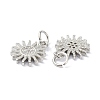 Brass Cubic Zirconia Charms ZIRC-C022-21P-2