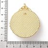 Brass Pendant Cabochon Settings KK-R215-02G-3