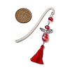 Tibetan Style Alloy Hook Bookmarks AJEW-JK00333-3