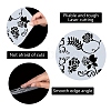 Gorgecraft 4Pcs 4 Style Plastic Drawing Painting Stencils Templates DIY-GF0005-23A-3