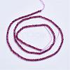 Natural Garnet Beads Strands G-E373-02A-2