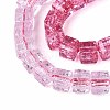 Crackle Transparent Glass Beads Strands GLAA-N062-6mm-08-3