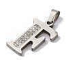 201 Stainless Steel Pendants STAS-Q342-53P-F-2