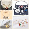 40Pcs 2 Colors Adjustable Iron Expandable Bangle Making BJEW-SP0001-01-6
