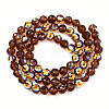 Transparent Electroplate Glass Beads Strands EGLA-N012-001-B08-2