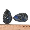 Natural Labradorite Carved Deer Big Pendants G-B085-10P-3