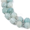 Natural Flower Amazonite Beads Strands G-O201B-116F-3