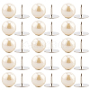 20Pcs ABS Plastic Pearl No Sewing Buttons BUTT-CY0001-22A-6