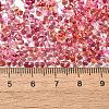 Transparent Baking Paint Glass Seed Beads SEED-A033-06A-01-4