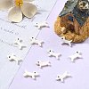 10Pcs Puppy Natural Freshwater Shell Beads SHEL-CJ0001-28-5