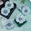 6Pcs Flower Cloth Brooches for Backpack Clothes Wedding Party JEWB-FH0002-38C-4