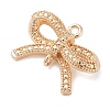 Brass Micro Pave Clear Cubic Zirconia Pendants KK-S388-03G-2