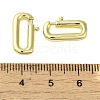 Brass Spring Gate Rings KK-B089-33G-3