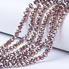 Electroplate Glass Beads Strands EGLA-A034-T2mm-C12-1