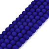 Opaque Glass Beads Strands GLAA-T032-P4mm-MD10-1