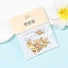 SHEGRACE Brass Snap Clasps XGR0120G-167G-5