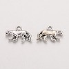 Tibetan Style Alloy Leopard Charms X-TIBEP-S291-15-RS-2