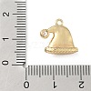 Brass Micro Pave Cubic Zirconia Charms LS-KK-H521-02B-G-3