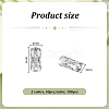 100Pcs 2 Colors Stainless Steel Hollow Tube Beads STAS-UN0059-70-2